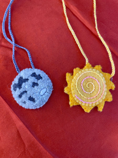 Mini Lunar or Sun necklace