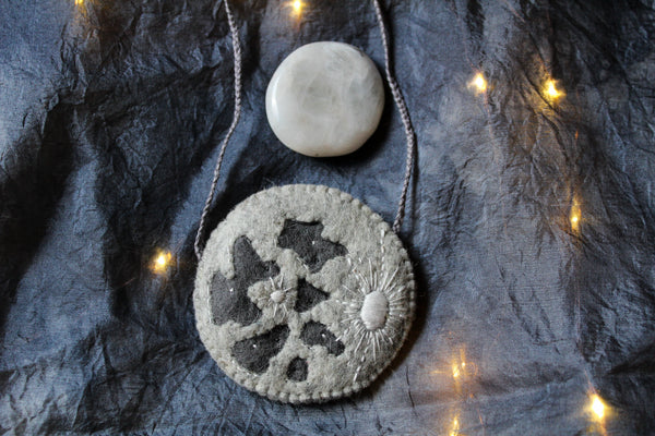 Full Moon - Lunar Pouch Necklace